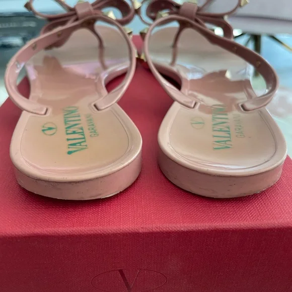 Valentino Rockstud Thong Flip Flops (Size 37) - Picture 4 of 8